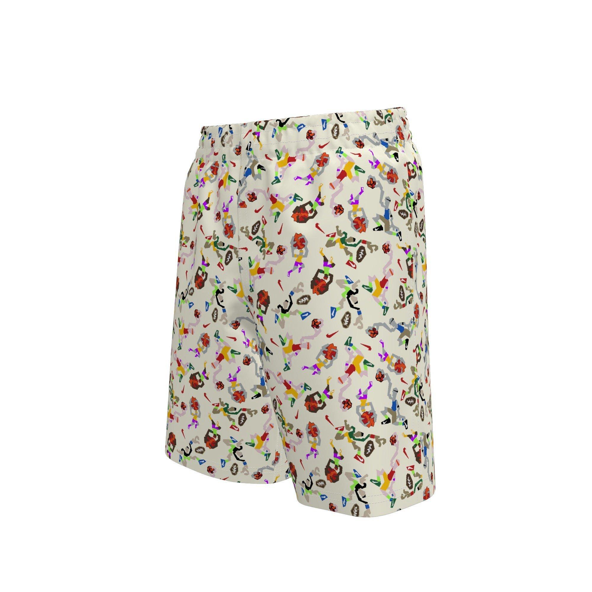 Nike Big Boys' Swim Breaker 7" Brief-Lined Volley Swim Shorts